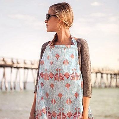 Couverture allaitement à imprimé floral - Mon Petit Ange