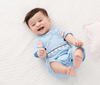 Grenouillère pour bébé bleue et rose - Mon Petit Ange
