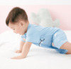 Grenouillère pour bébé bleue et rose - Mon Petit Ange