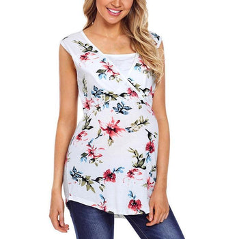 Robe de grossesse à imprimé floral - Mon Petit Ange