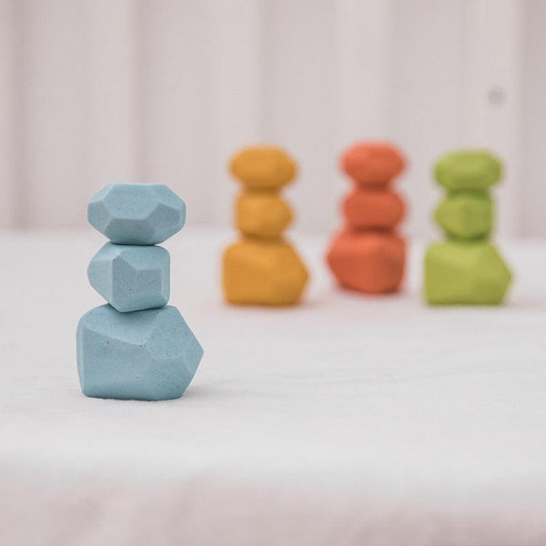 Blocs de construction en bois Montessori - Mon Petit Ange