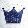 Coussin en mousse anti tête plate bleu marine
