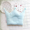 Coussin en mousse anti tête plate bleu
