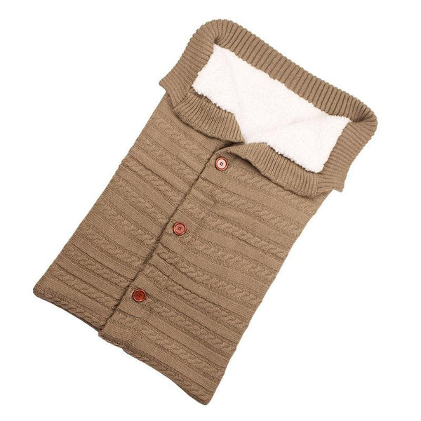 Gigoteuse en velour kaki pour nouveau-né