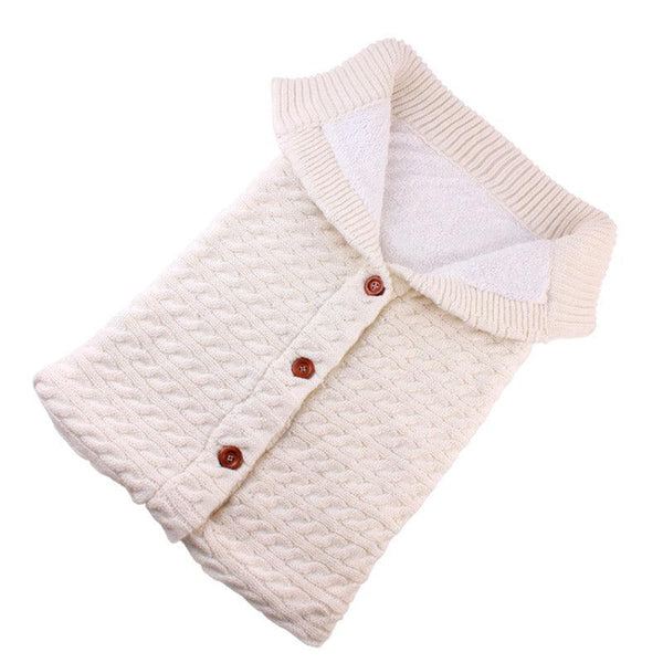 Gigoteuse en velour blanc pour nourrisson