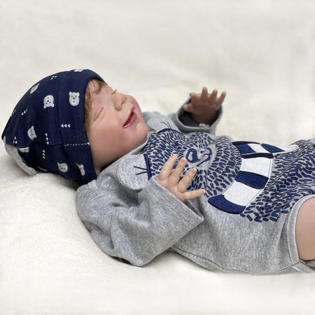 Bébé reborn garçon avec les yeux fermés - Jules - Mon Petit Ange