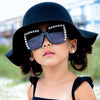 Lunettes de soleil surdimensionnées en diamant pour enfants - Mon Petit Ange