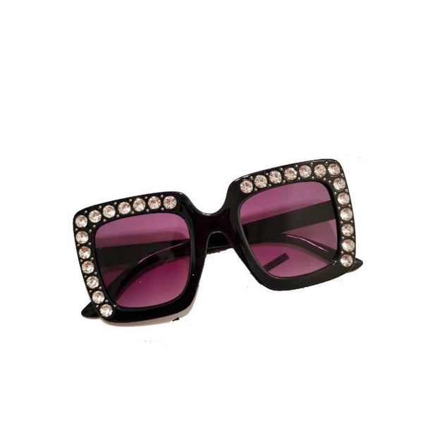 Lunettes de soleil surdimensionnées en diamant pour enfants - Mon Petit Ange