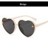 Lunettes de soleil rétro en forme de coeur - Mon Petit Ange