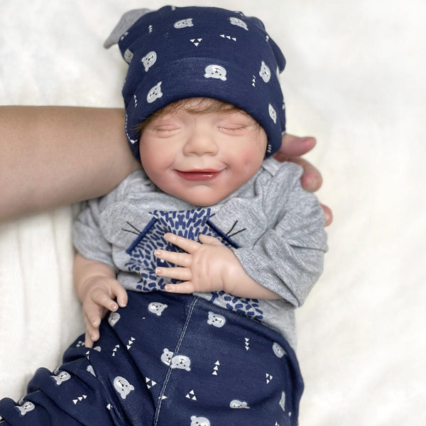 Bébé reborn garçon avec les yeux fermés - Jules - Mon Petit Ange