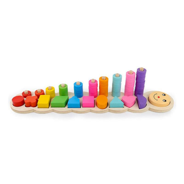 Jeu éducatif tableau logarithmique en bois - Mon Petit Ange