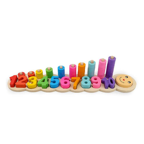 Jeu éducatif tableau logarithmique en bois - Mon Petit Ange