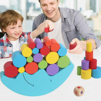 Jouet éducatif d'équilibre pour jouer avec papa