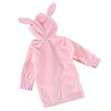 peignoir pour fille lapin rose pour garder au chaud bébé