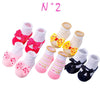 Paire de chaussette pour fille de plusieurs couleur avec des noeuds de papillon