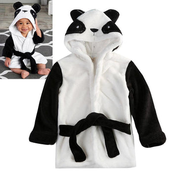 Peignoir de bain pour bébé style panda