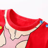 Pyjama manga bebe one piece avec couture et bouton pour la fermeture