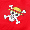 Pyjama manga bebe one piece avec le dessin du crane de pirate