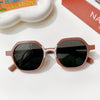 Lunettes de soleil rectangulaires Vintage givrées pour enfants - Mon Petit Ange