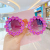 Lunettes de soleil à fleurs en acrylique pour enfants - Mon Petit Ange