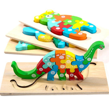 Puzzle Montessori en forme d'animaux - Mon Petit Ange