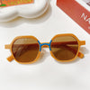 Lunettes de soleil rectangulaires Vintage givrées pour enfants - Mon Petit Ange