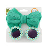 Lunettes de soleil en forme de marguerite + noeud de papillon - Mon Petit Ange