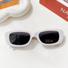 Lunettes de soleil rectangulaires Vintage givrées pour enfants - Mon Petit Ange