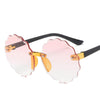 Lunettes de soleil rondes en forme de vague de fleurs pour enfants - Mon Petit Ange