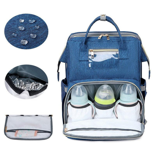 Sac de maternité pour maman avec tissu imperméable et poche thermique