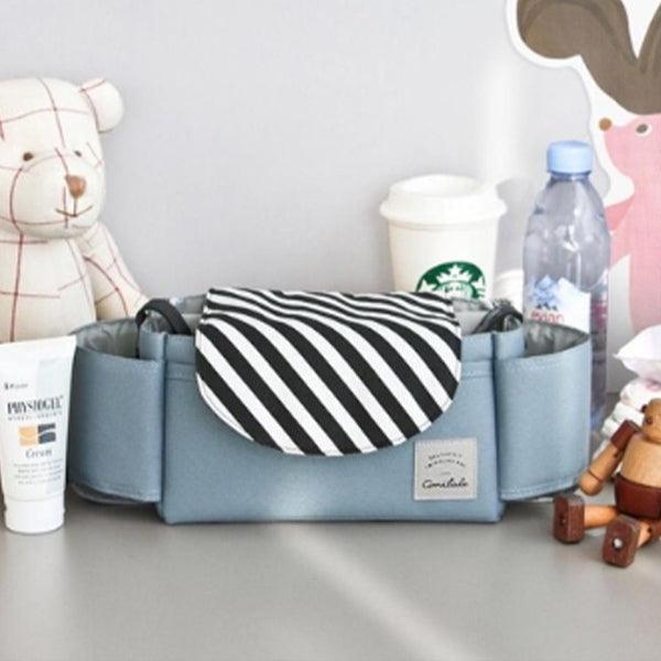 Sac de rangement pour les affaires de bébé avec rayure noir
