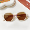 Lunettes de soleil rectangulaires Vintage givrées pour enfants - Mon Petit Ange