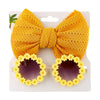 Lunettes de soleil en forme de marguerite + noeud de papillon - Mon Petit Ange