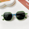 Lunettes de soleil rectangulaires Vintage givrées pour enfants - Mon Petit Ange