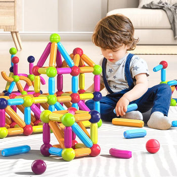 Bloc de Construction Magnétique enfant - Mon Petit Ange