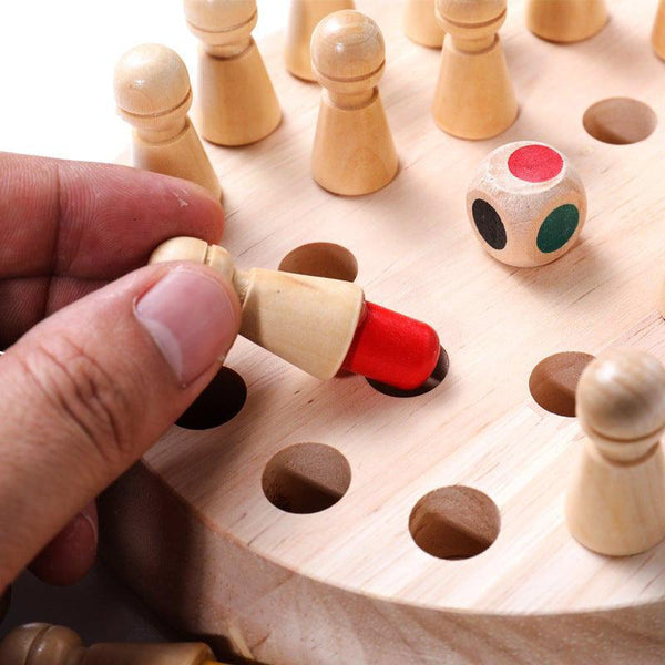 Jeu éducatif en bois pour enfant pour jouer avec les parents