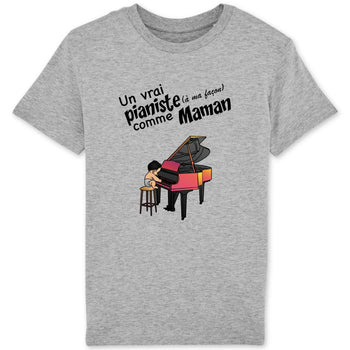 T-shirt - Pianiste comme Maman - Mon Petit Ange