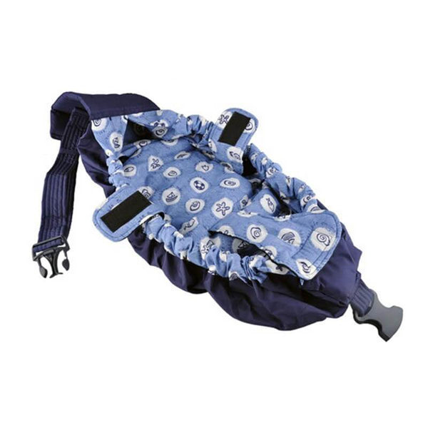 porte bébé bandoulière pour parents bleu océan intérieur