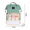 Sac à dos maternité gris pour maman avec dimensions