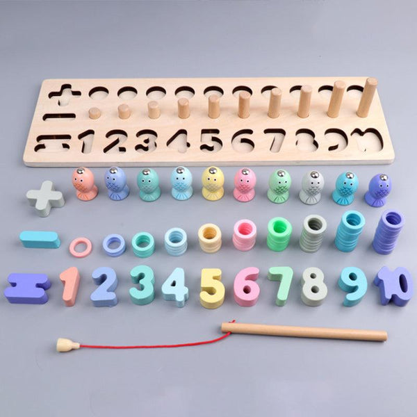 Puzzle éducatif en bois Montessori pour enfant - Mon Petit Ange