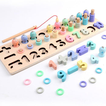 Puzzle éducatif en bois Montessori pour enfant - Mon Petit Ange