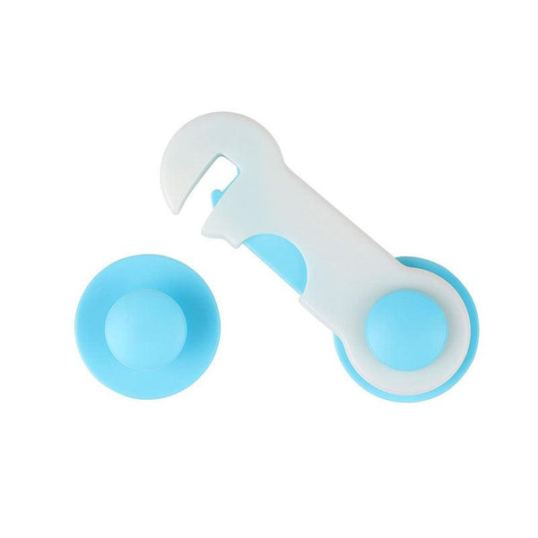 securite domestique enfant bloque tiroir bleu et ouvert