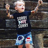 t-shirt manche longues pour enfant avec effet tatouages