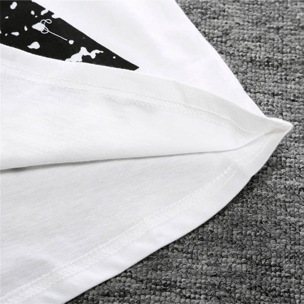 T-shirt en coton de qualité supérieure avec dessin tatouage sur les manches