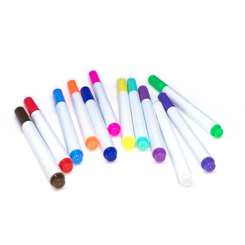 Feutres de coloriage à eau (12 couleurs) - Mon Petit Ange