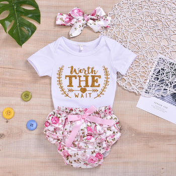 Ensemble pyjama fleuri pour bébé - Mon Petit Ange