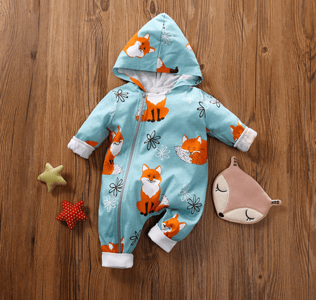 Combinaison pour bébé motif renard - Mon Petit Ange