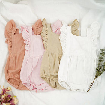 Combinaison robe couleur unies pour bébé - Mon Petit Ange