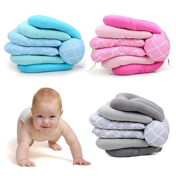 Coussin d'allaitement pour bébé avec plusieurs couleur disponible bleu rose et gris