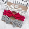 Bandeau fille blanc rouge gris (lot de 3) - Mon Petit Ange